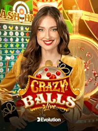 Crazy Balls live dealer at Gizbo Casino