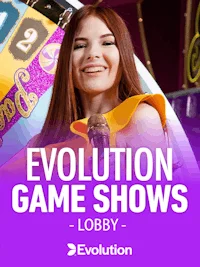 Evolution Game Shows lobby at Gizbo Casino